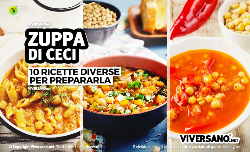 Zuppa di ceci in varie versioni