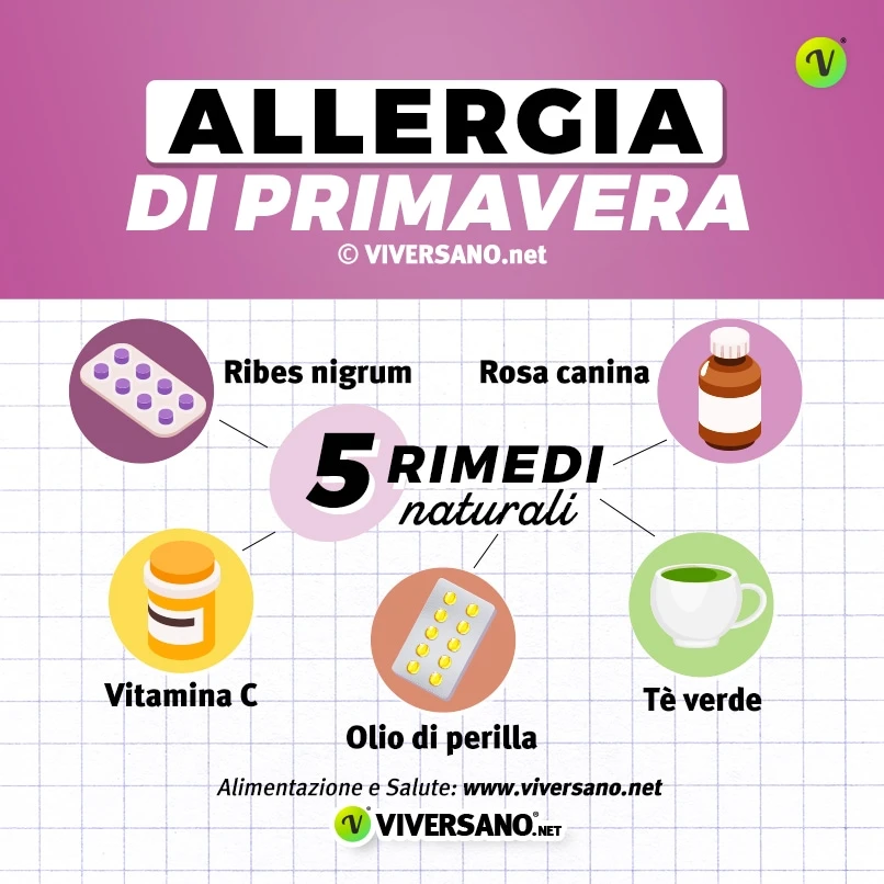 5 rimedi contro le allergie di primavera