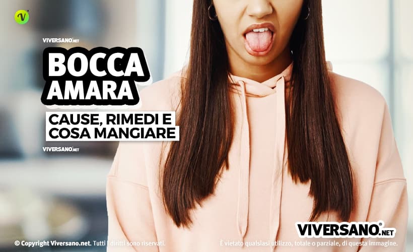 Donna con senso di amaro in bocca