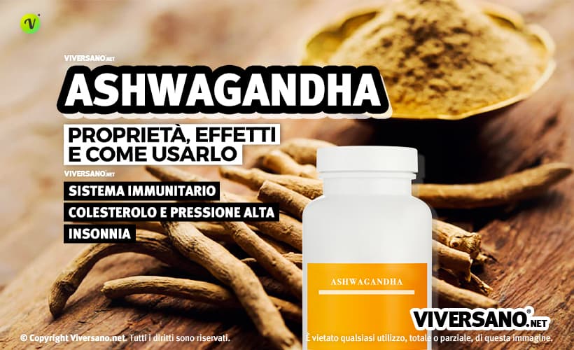 Ashwagandha in polvere sopra un tavolo