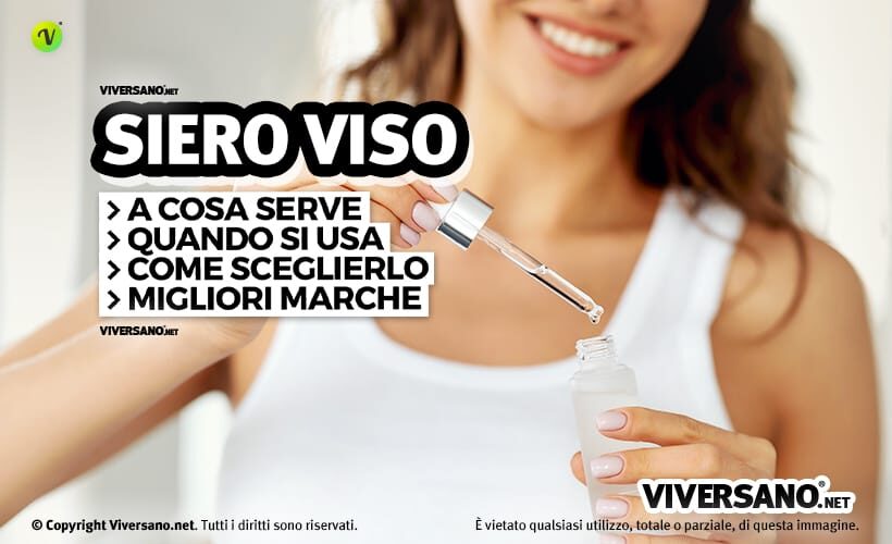 Siero viso con contagocce