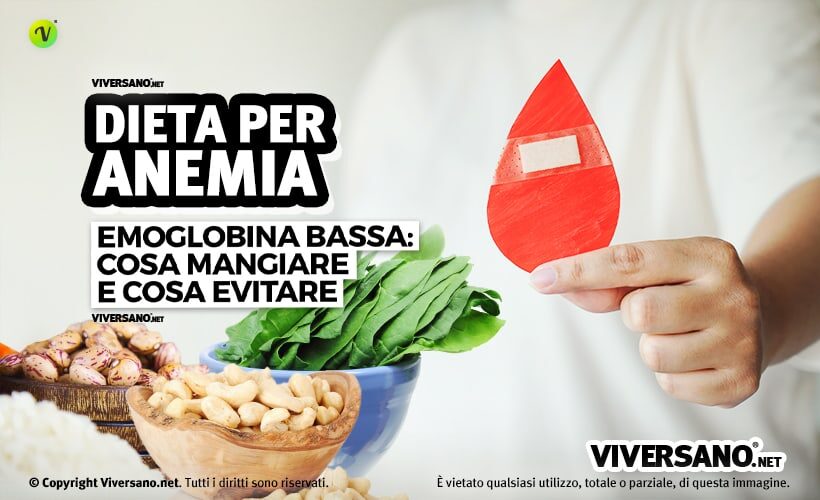 Dieta per anemia ed emoglobina bassa