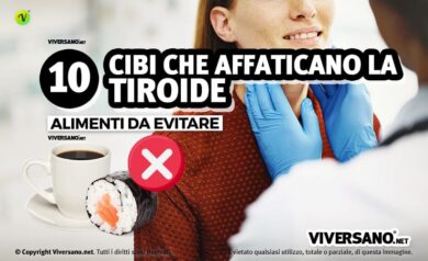 10 alimenti da evitare con problemi alla tiroide