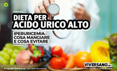 Nutrizionista consiglia dieta per acido urico alto