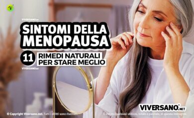Donna con sintomi della menopausa