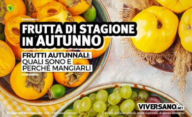 Frutta di stagione in autunno