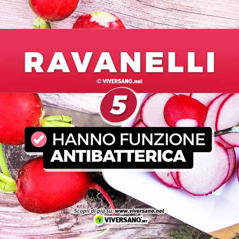 Slide 5 sui benefici del ravanelli