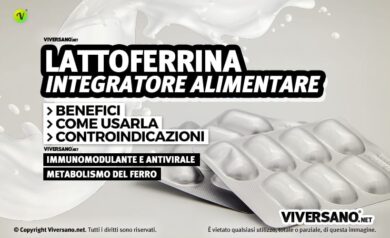 Integratori di lattoferrina in compresse