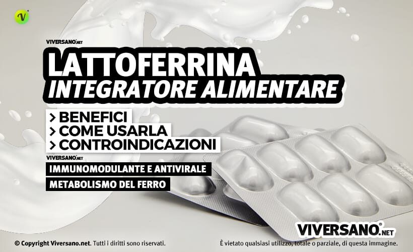 Integratori di lattoferrina in compresse
