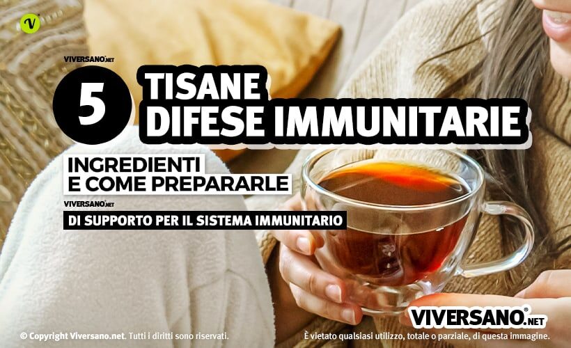 5 tisane per rinforzare le difese immunitarie