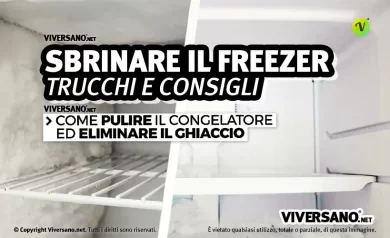 Freezer pulito e sbrinato correttamente