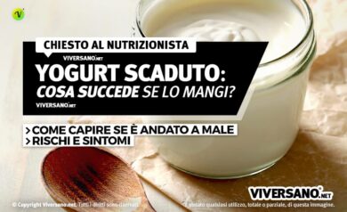 Mangiare yogurt scaduto da alcuni giorni