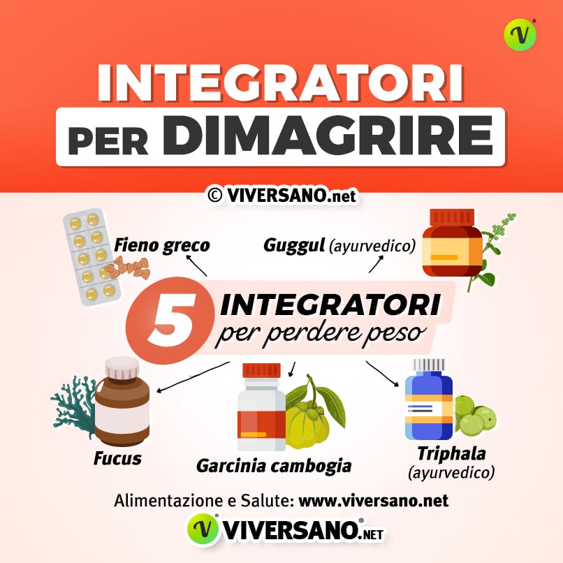 5 integratori che aiutano a dimagrire