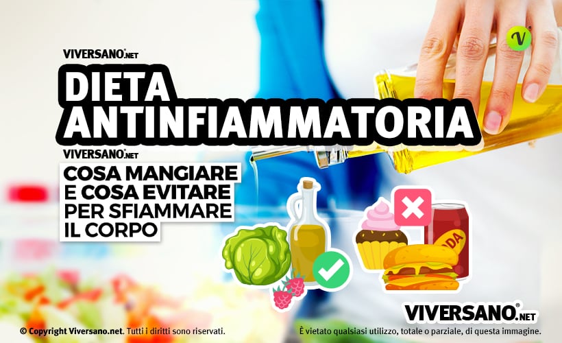 Dieta antinfiammatoria cosa mangiare e cosa evitare